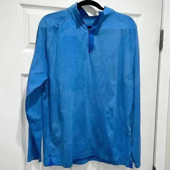 Under Armour Loose Tech Gear long sleeve 1/4 zip poly/elasterell blend shirt - Picture 11 of 12